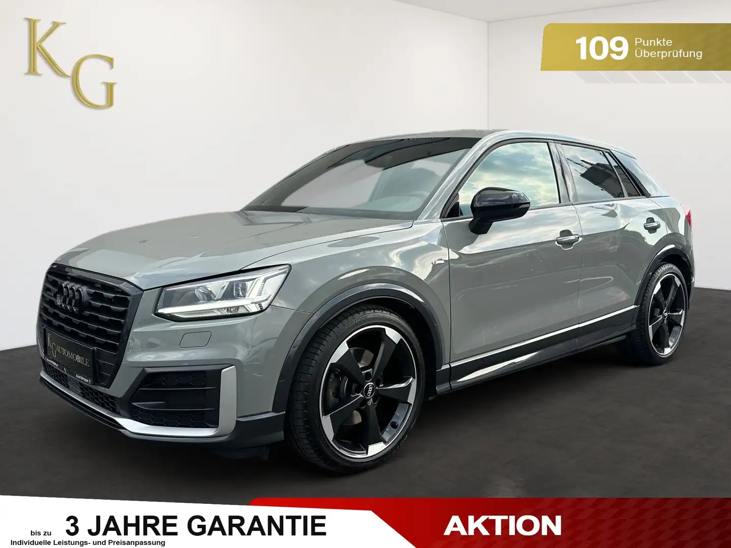 Audi Q2 2,0 TDI quattro S-Line ab ca. 202€ monatlich Grau - 1