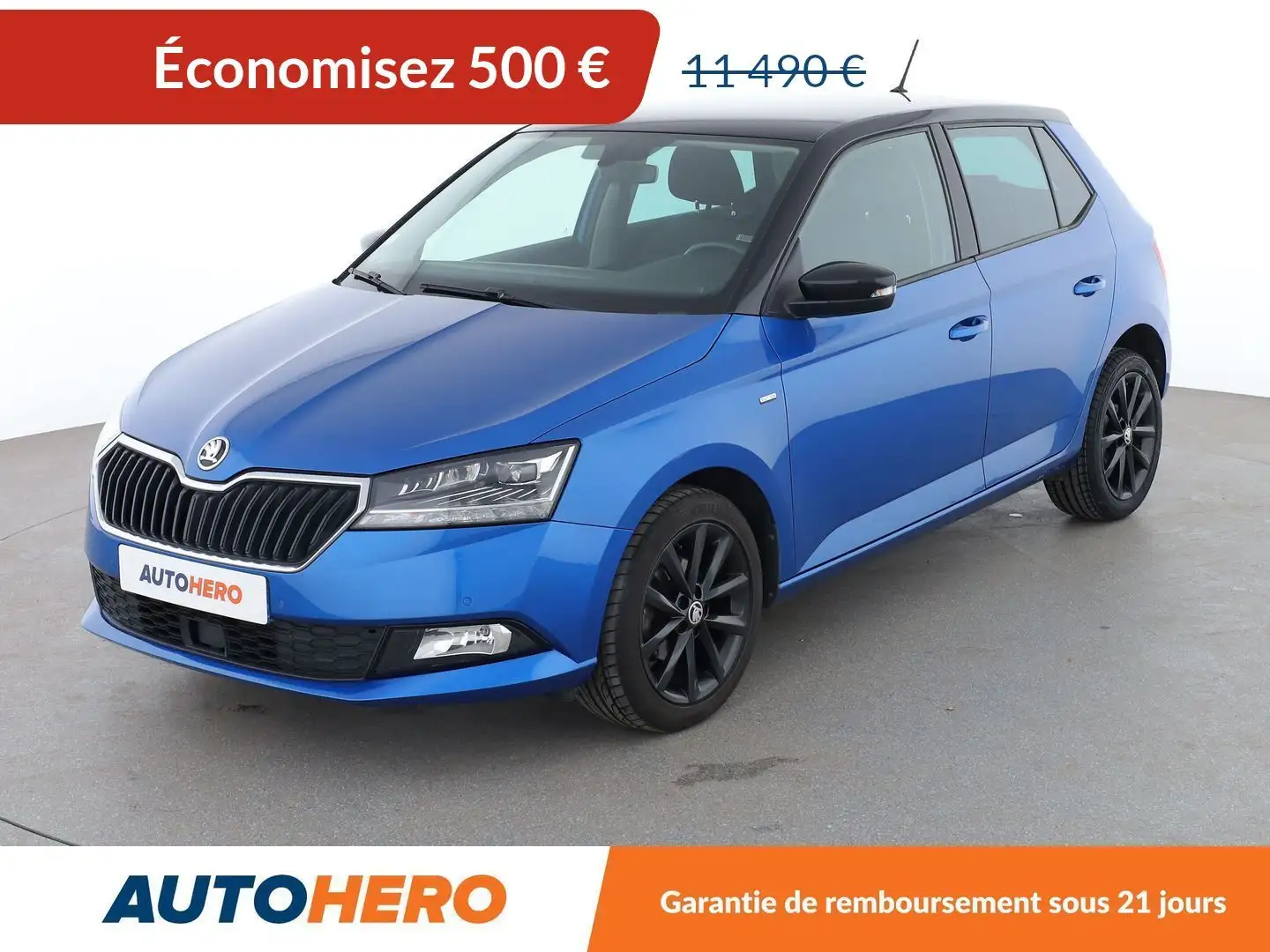 Skoda Fabia 1.0 MPI Edition Bleu - 1