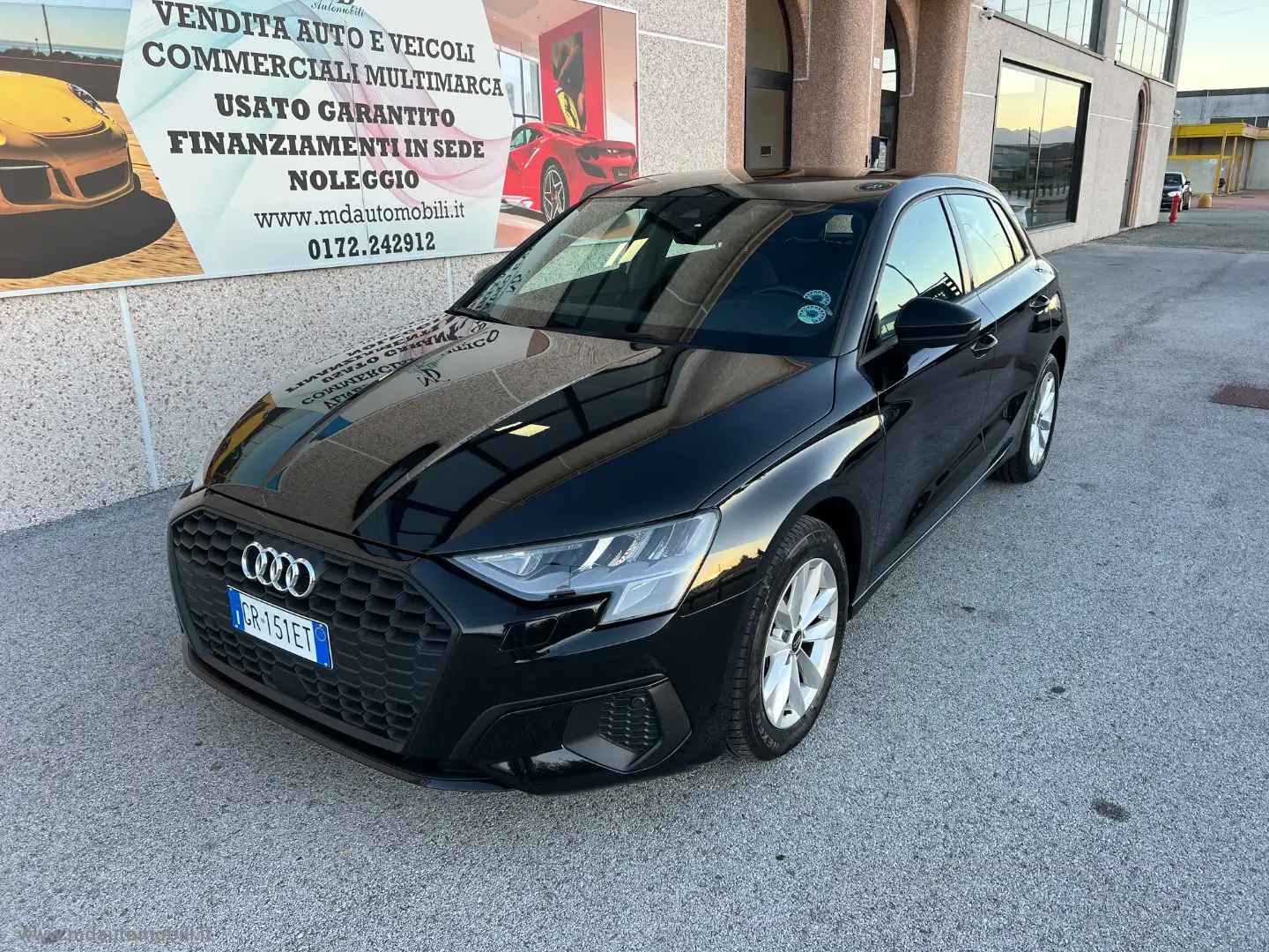 Audi A3 SPB 30 TDI Business SOLO KM.43000 IVA ESPOSTA Noir - 1