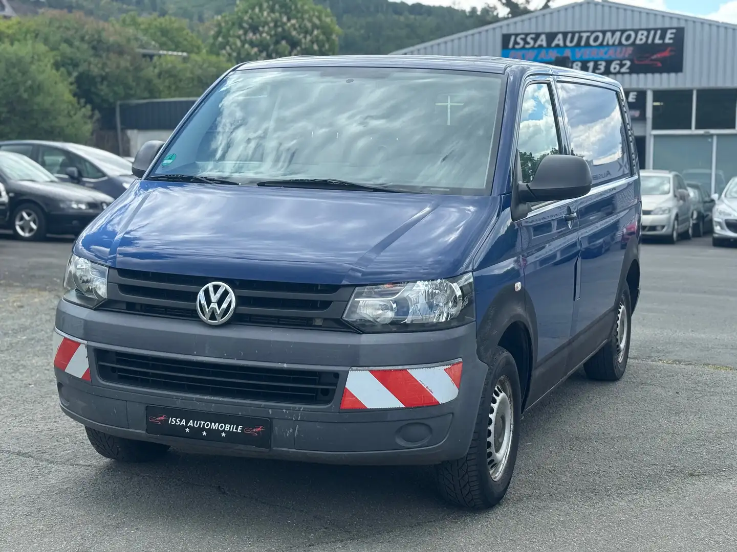 Volkswagen T5 Transporter Kasten 4Motion/AHK/TÜV/Euro5/Leder/Mwst/ Blauw - 1