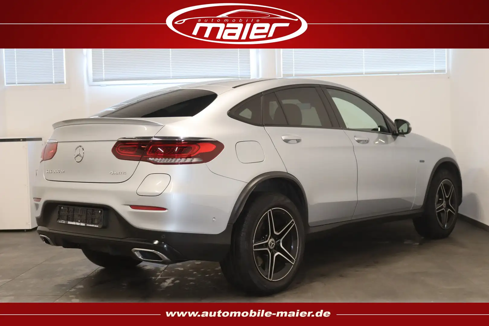 Mercedes-Benz GLC 300 de 4M Coupe AMG Line-NAV-MULTIBEAM-VIRT- Argent - 2