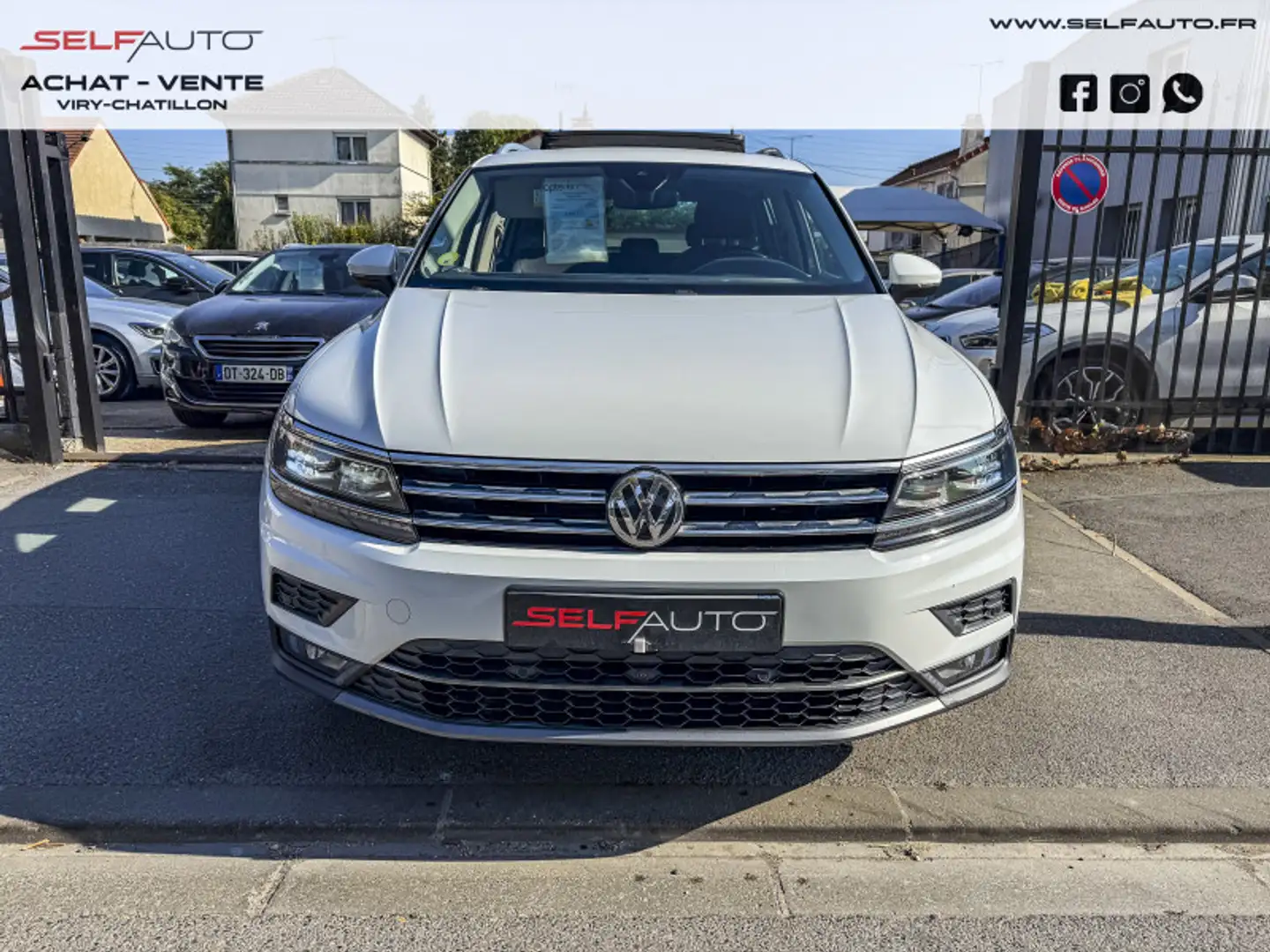 Volkswagen Tiguan 2.0 TDI 150CH CARAT DSG7 Blanc - 2