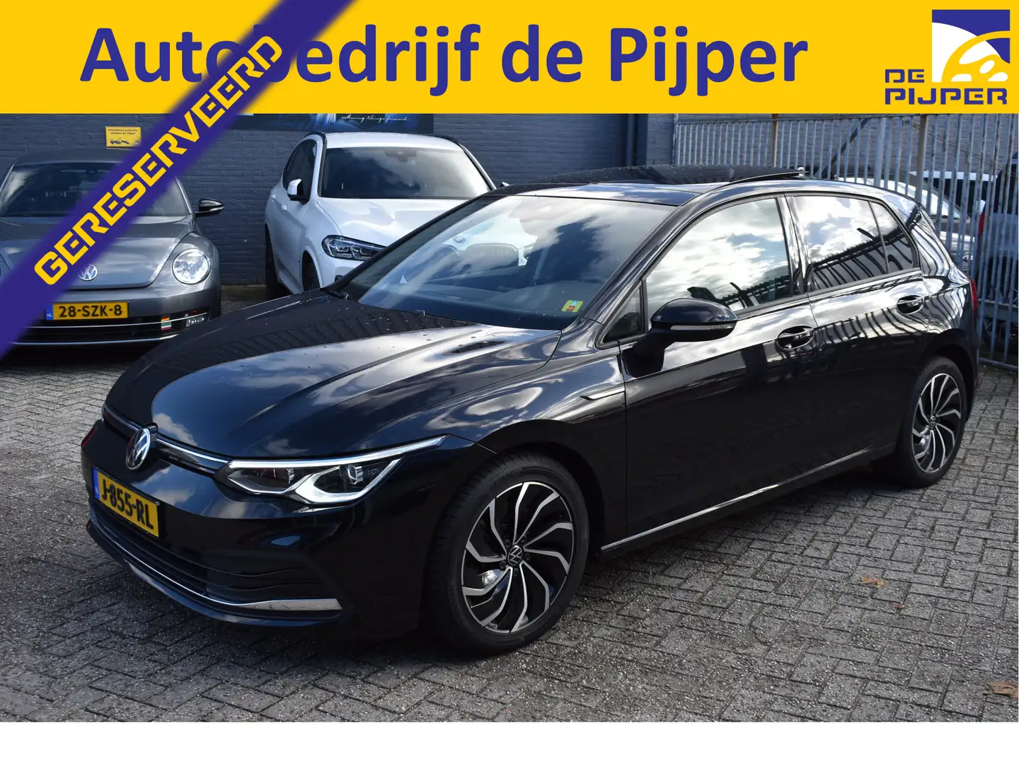 Volkswagen Golf 1.5 eTSI Style, PANORAMADAK, BOEKJES,ONDERHOUDSHIS Schwarz - 1