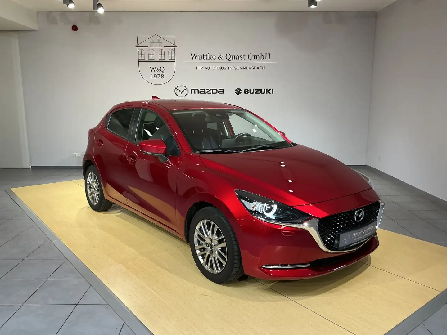 Mazda 2 Sports-Line*Matrix-LED*LHZ*SHZ*Car-Play* Rood - 1