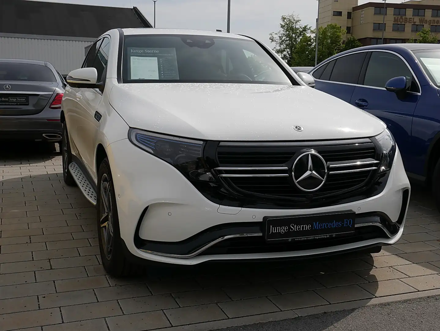 Mercedes-Benz EQC 400 4M AMG+360°+MEMORY+MULTIBEAM+Schiebedach Wit - 2