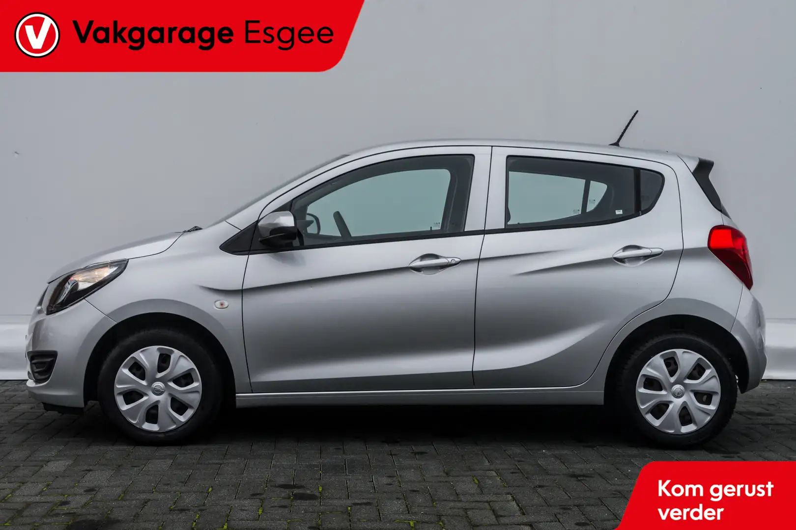 Opel Karl 1.0 75 PK ecoFLEX Edition | 37.700 KM | Trekhaak | Gris - 2