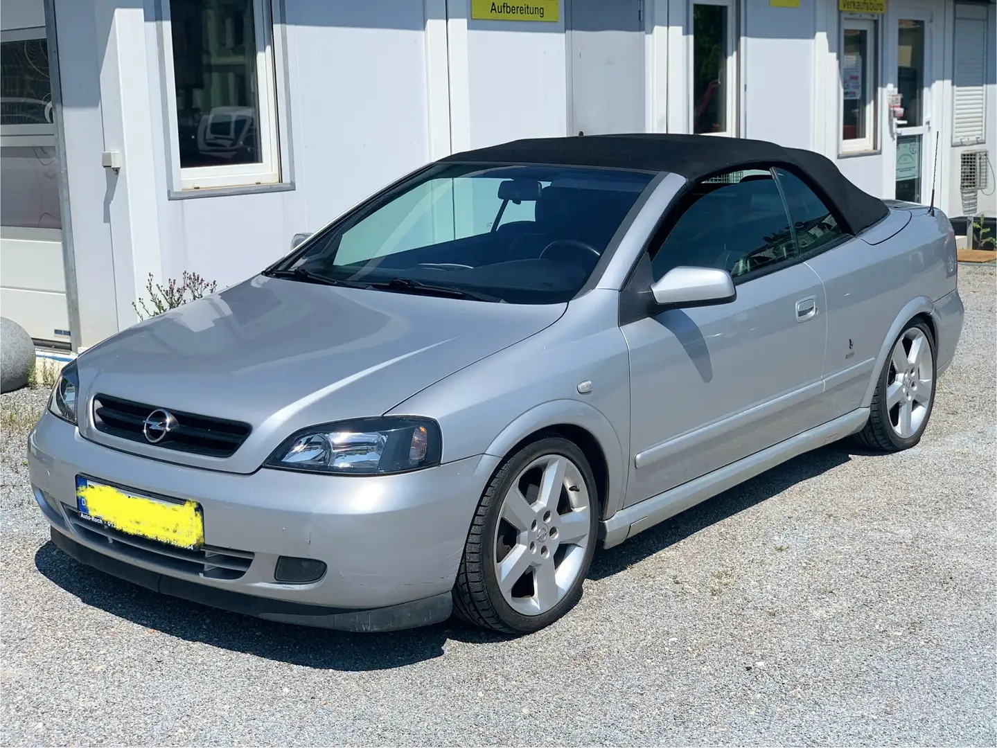 Opel Astra 1.8 16V BERTONE Cabrio/LEDER/ALU/KLIMA/TÜV Gris - 1