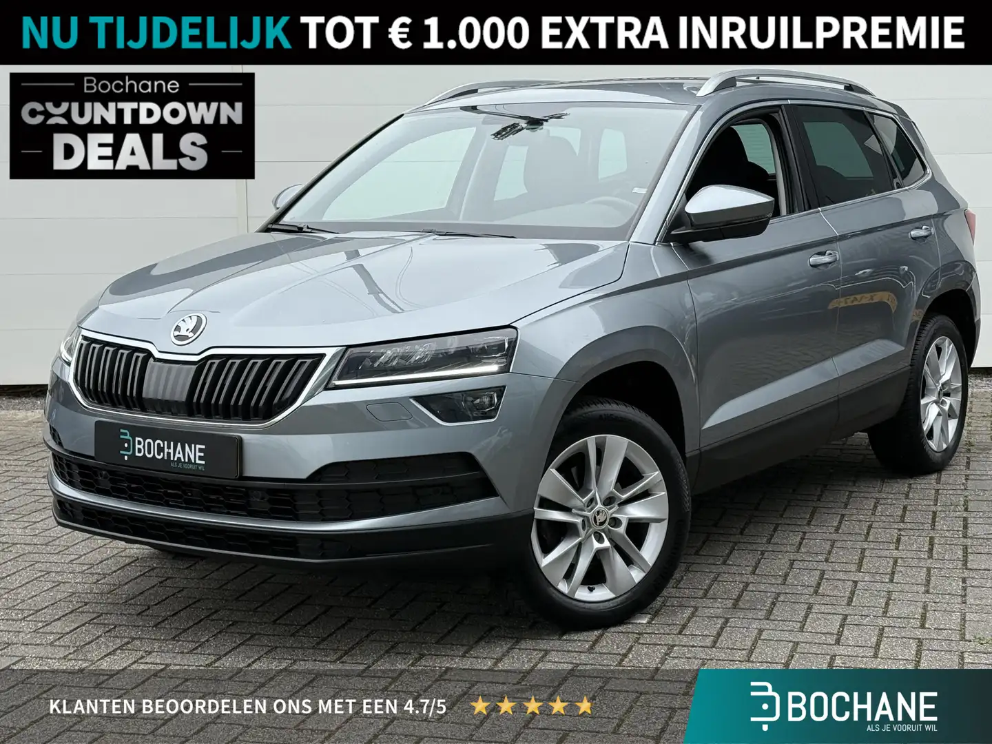 Skoda Karoq 1.0 TSI Business Edition Plus (Hoge instap) Camera Grigio - 1