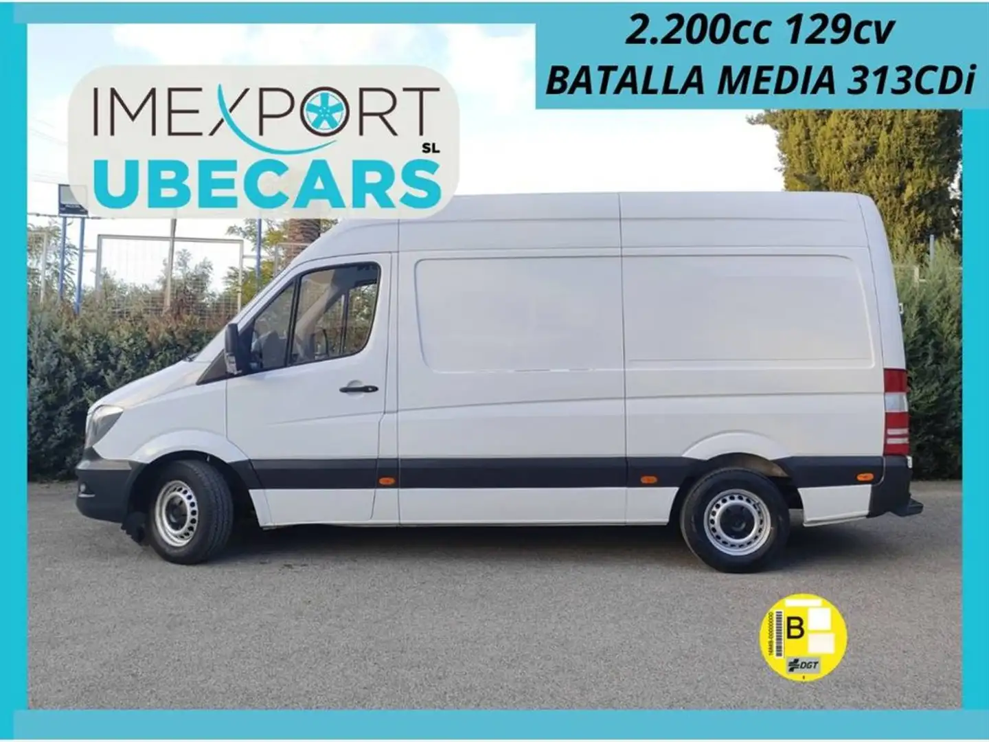 Mercedes-Benz Sprinter 313 CDI MEDIO 3.5T T. ALTO Weiß - 1