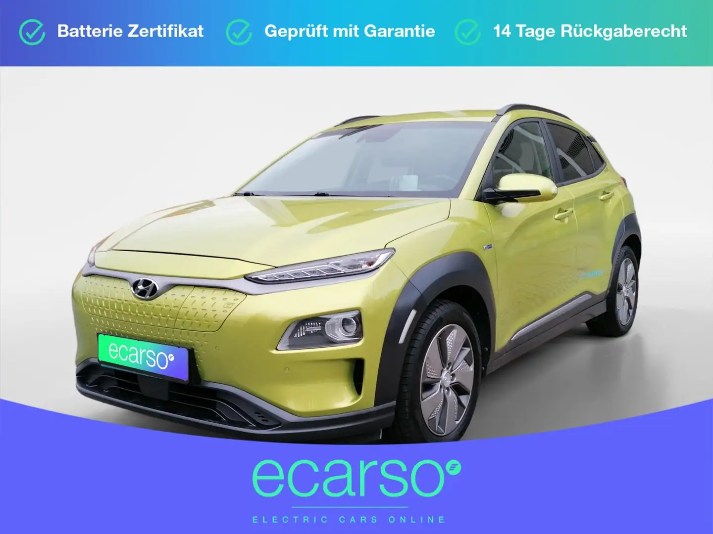 Hyundai KONA Kona Elektro 64kWh Level 5 Level 5 VERKAUFT !! Gelb - 1