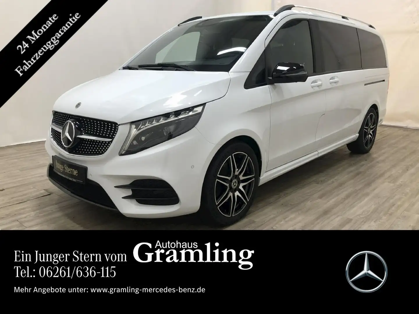 Mercedes-Benz V 250 d Avantgarde Ed lang AMG*Distr*AHK*Burmest Weiß - 1