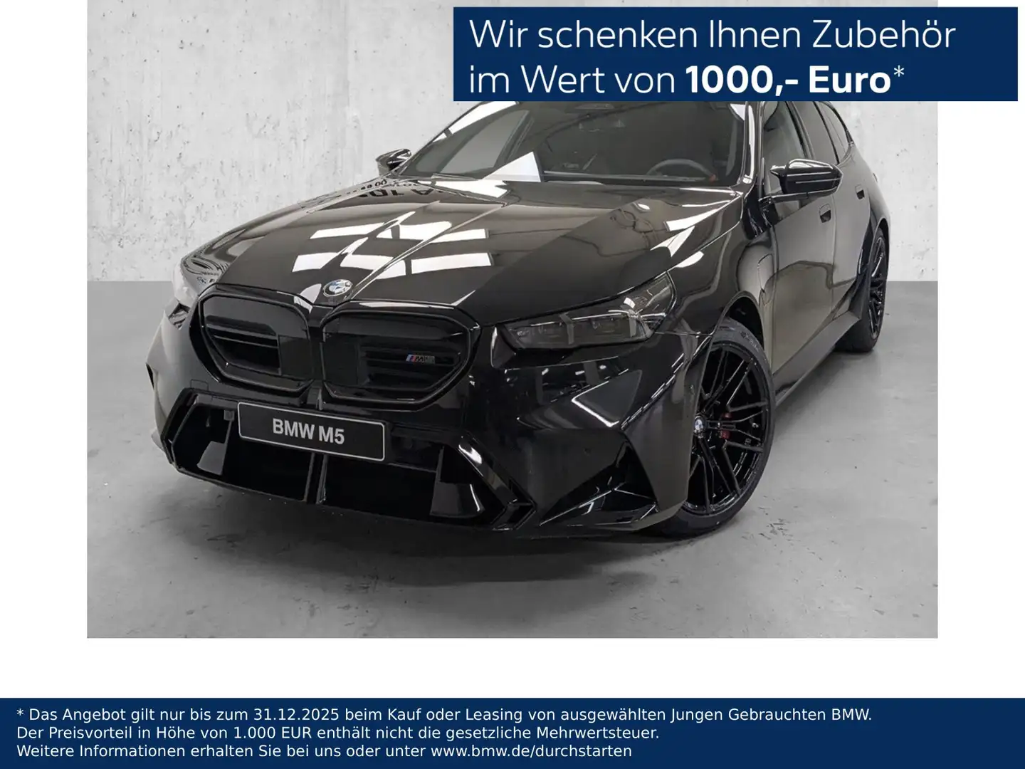 BMW M5 Touring Sofort Verfügbar / 1849 € Brutto ohne Anz Schwarz - 1