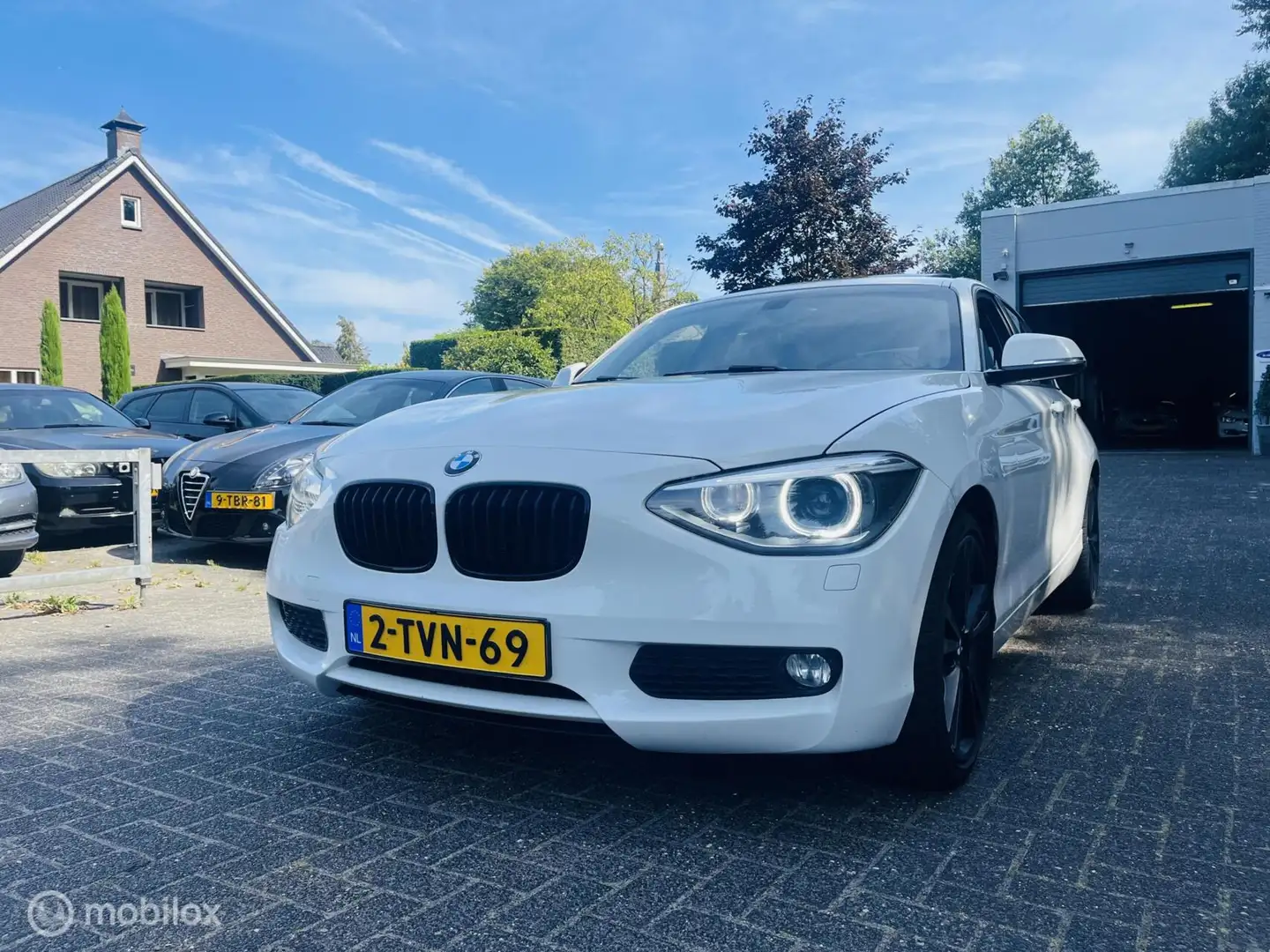 BMW 116 1-serie 116d High Executive Sport / Leder / Dak / Blanc - 1