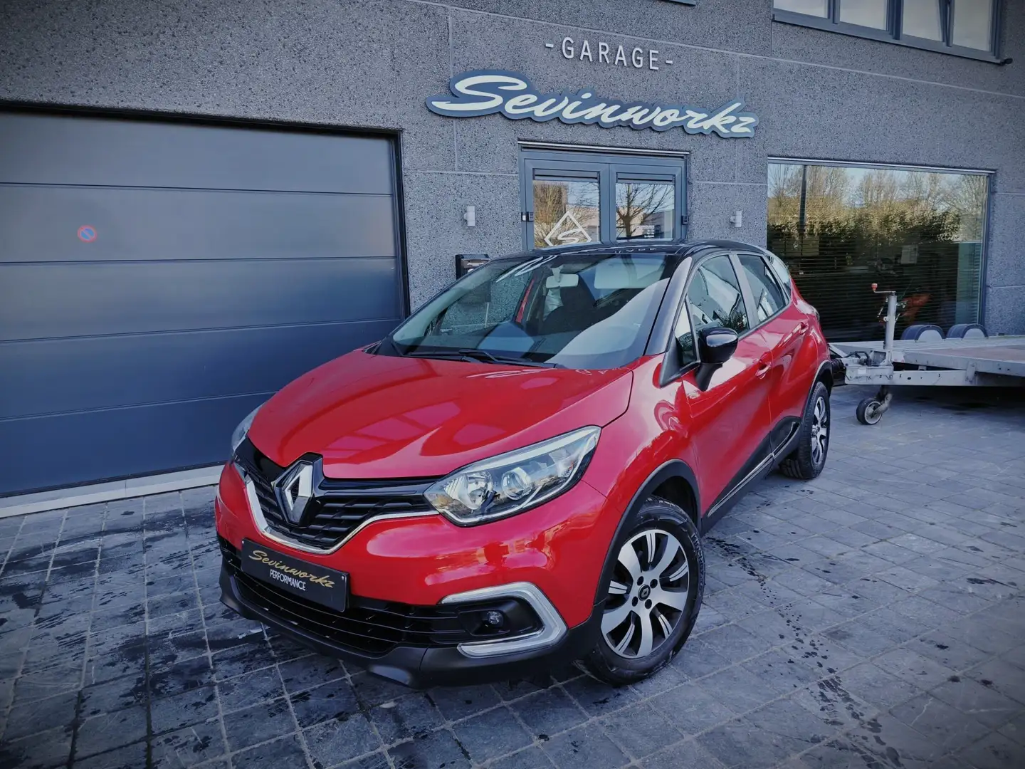 Renault Captur 0.9 TCe / Red Edition / 86.850KM / Airco Rouge - 2