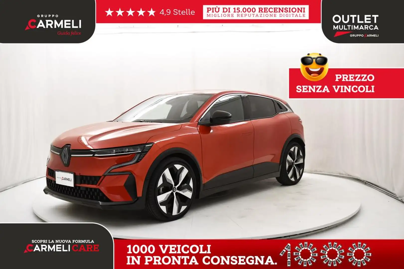 Renault Megane E-Tech Techno EV60 Optimum Charge 220cv Rosso - 1