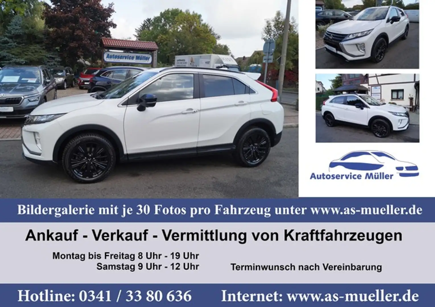Mitsubishi Eclipse Cross 4WD LED-360°Kamera-Totw.-Abstandte Schwarz - 1