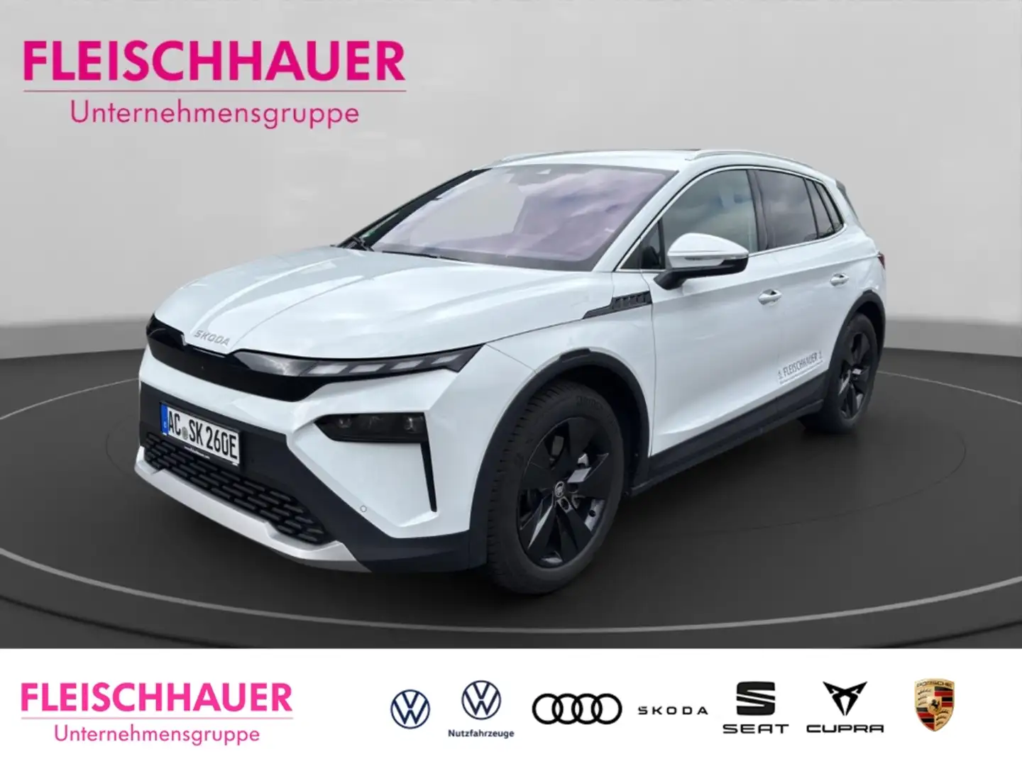 Skoda Elroq Lodge 85+SHZ+AUSPARKASSIST+KAMERA+ACC+AHK Weiß - 1