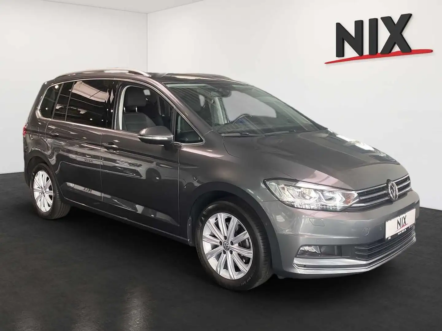 Volkswagen Touran 1.4 TSI BMT Highline AHK KLIMA SHZ LED Gris - 2