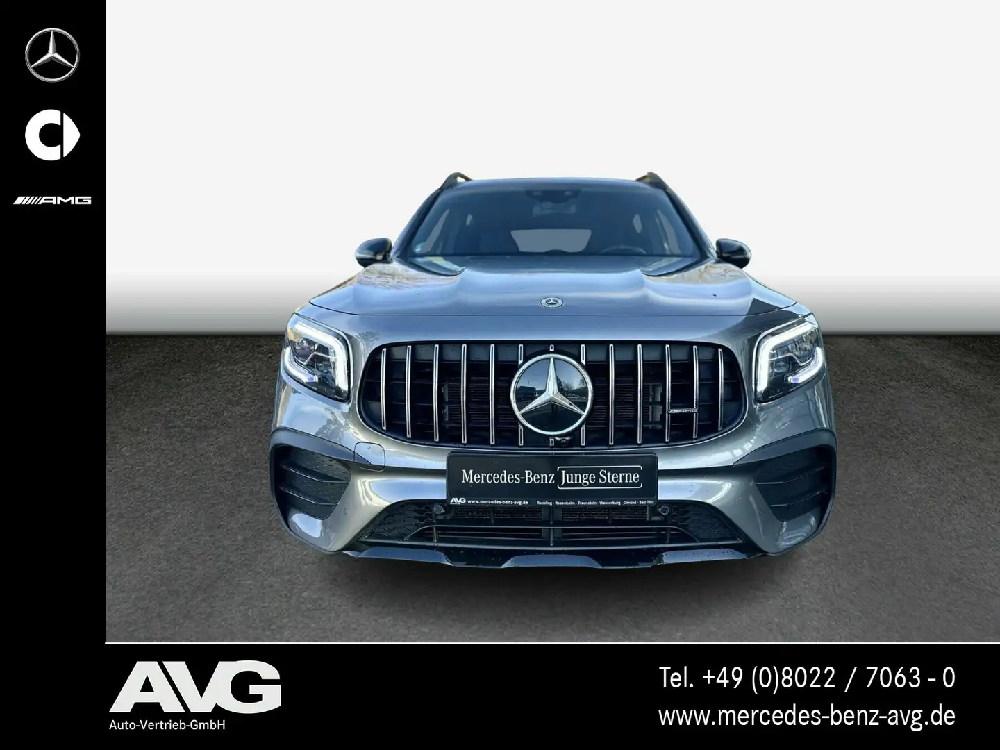 Mercedes-Benz GLB 35 AMG GLB 35 4M AMG 7-Sitzer AHK Night StdHeiz MBEAM LED Gris - 2