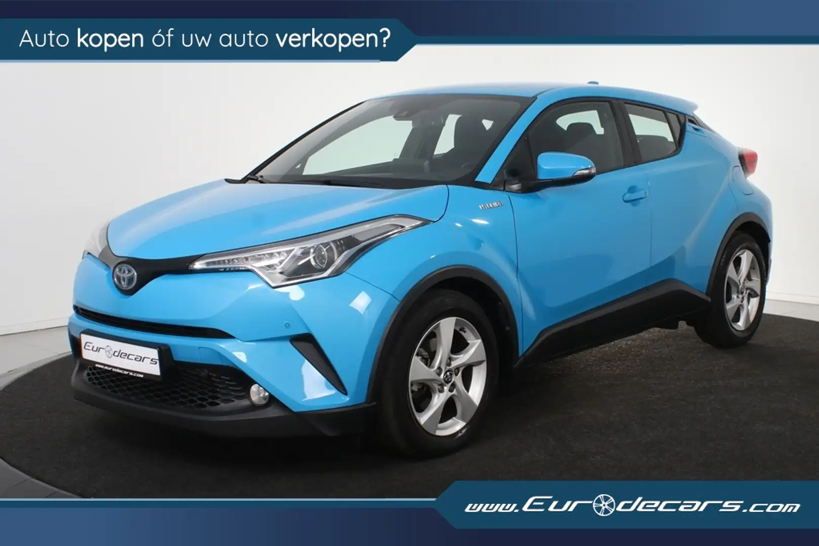 Toyota C-HR 1.8 Hybrid *1ste Eigenaar*Navigatie*Trekhaak* Blauw - 1