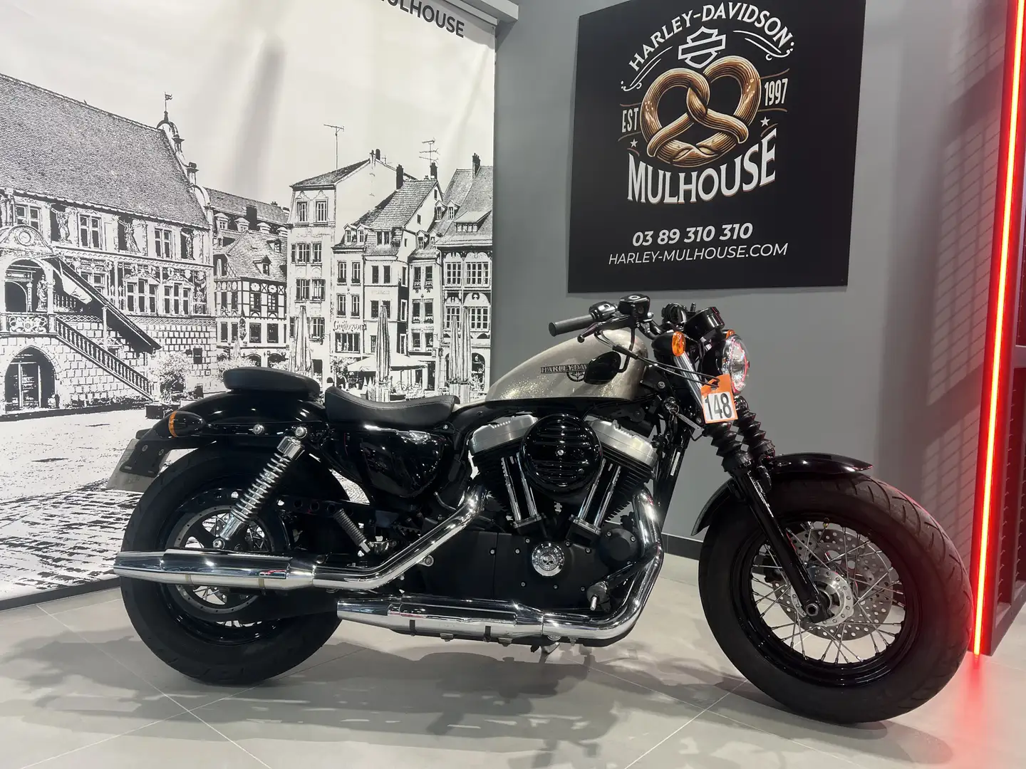 Harley-Davidson Sportster Forty Eight Gris - 1
