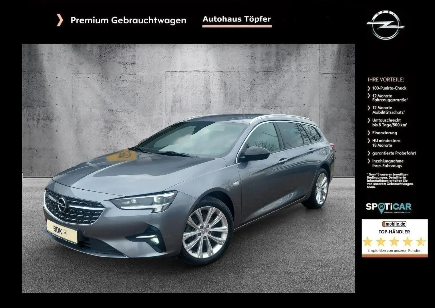 Opel Insignia B ST Premium "Elegance" 1-Hand/Voll-LED Grau - 1