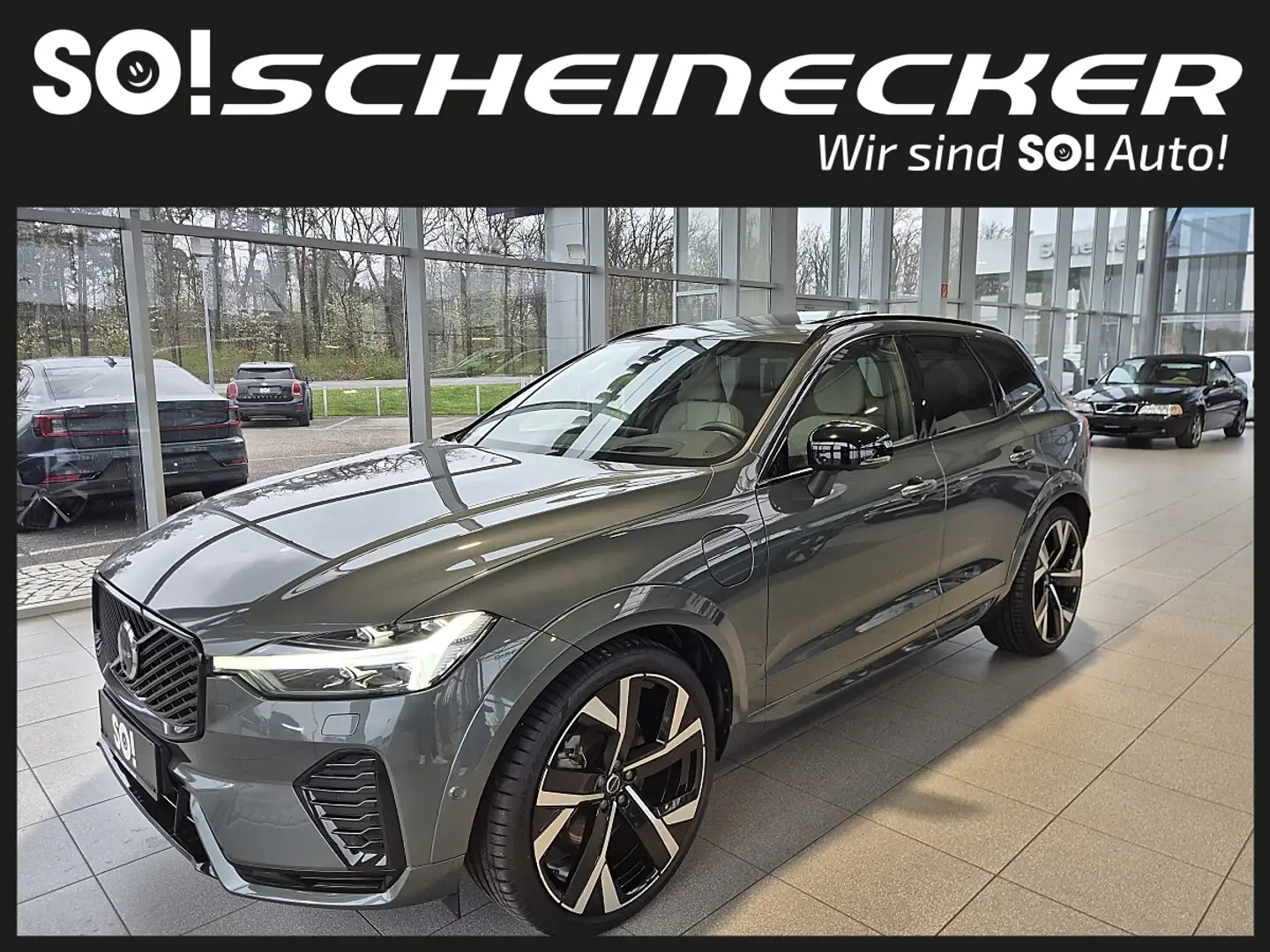 Volvo XC60 T6 AWD PHEV 18,8kWh Ultra Dark Aut. Grau - 2