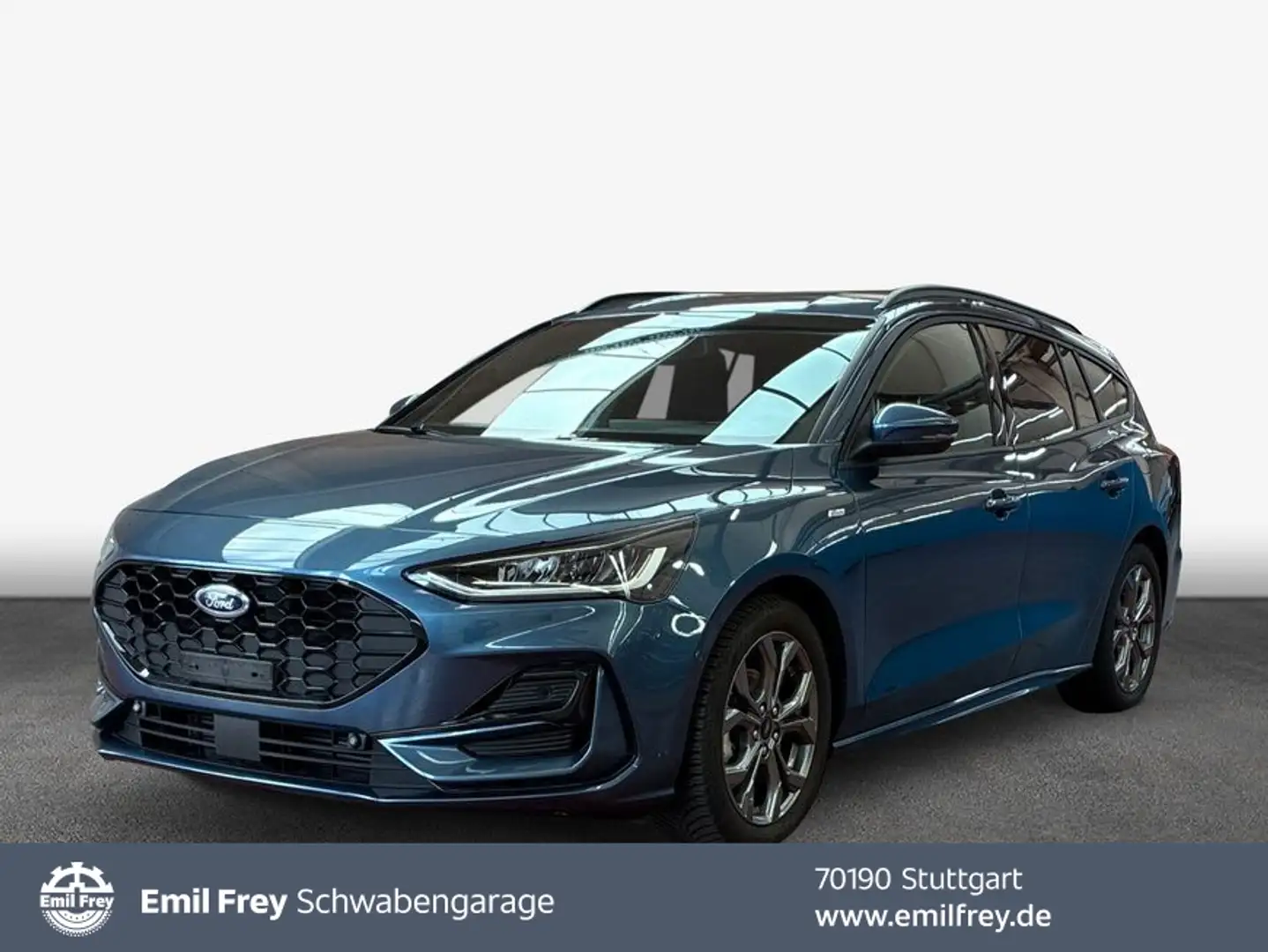 Ford Focus Turnier 1.0 EcoBoost Hybrid ST-LINE X Bleu - 1