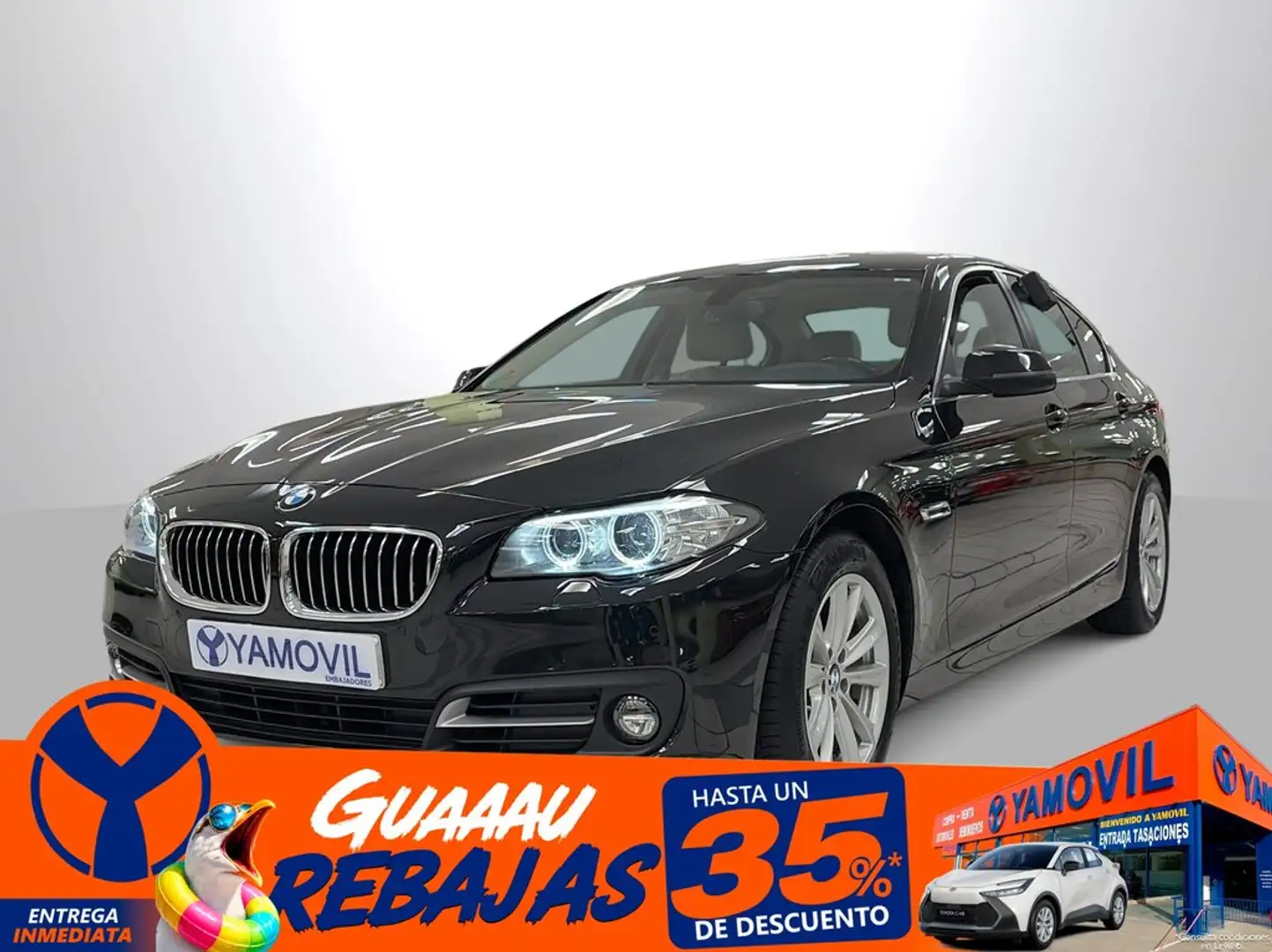 BMW 520 520dA Negro - 1