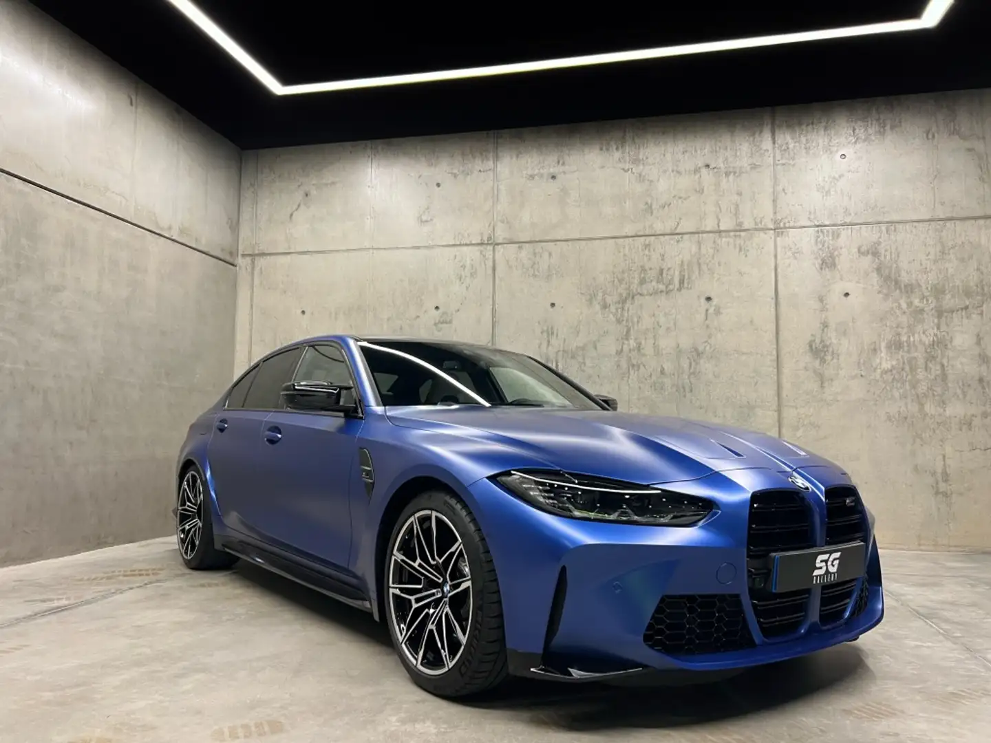 BMW M3 Competition Blauw - 1