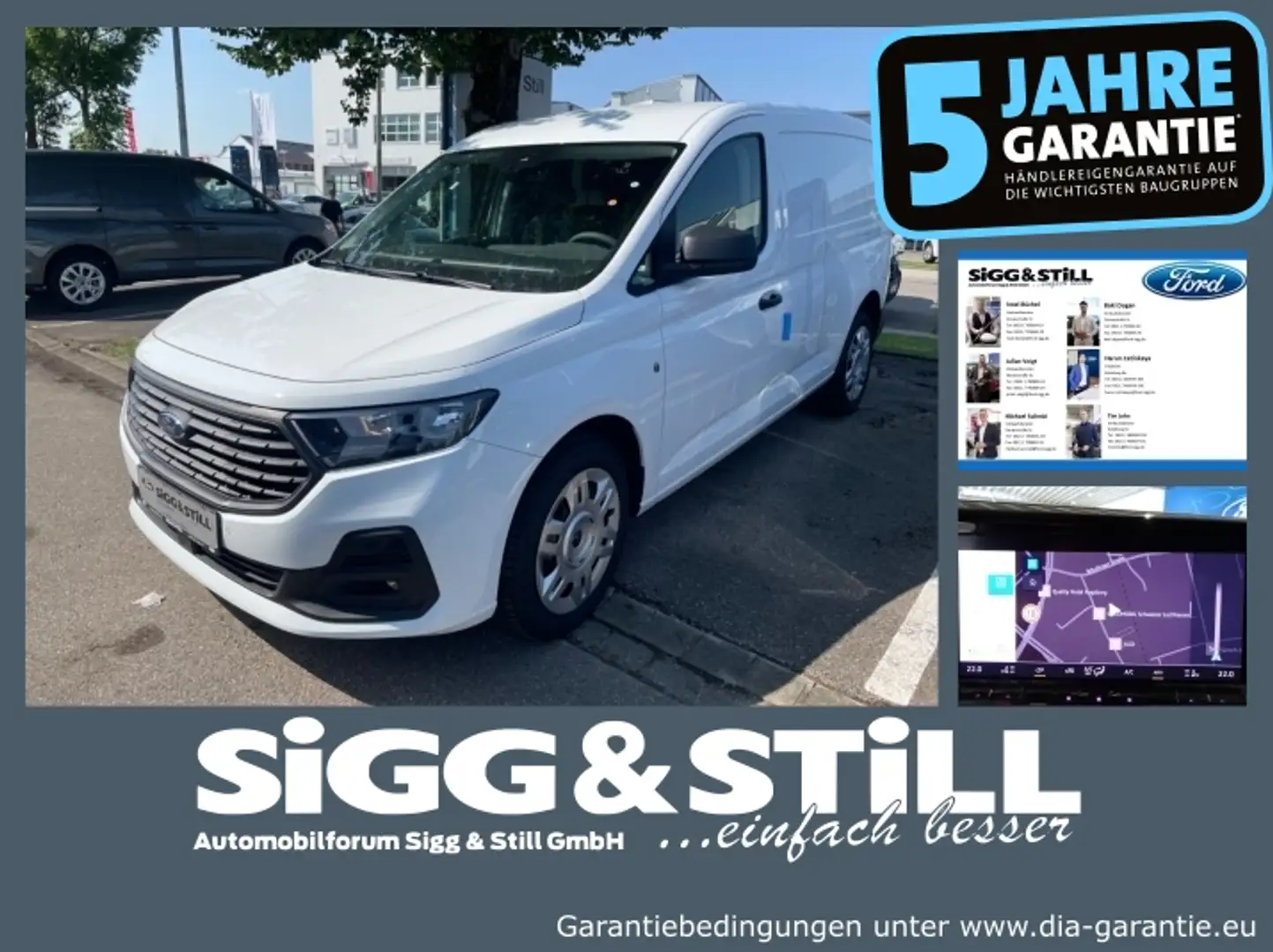 Ford Transit Connect Kasten Trend L2 AT PHEV NAVI*SHZ*PDC Blanc - 1