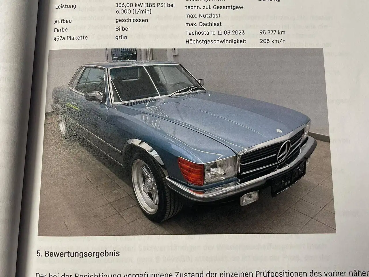 Mercedes-Benz SLC 280 280 SL Coupe 2,8lt. 6 Zylinder 185 PS SCHALTER, foto 8