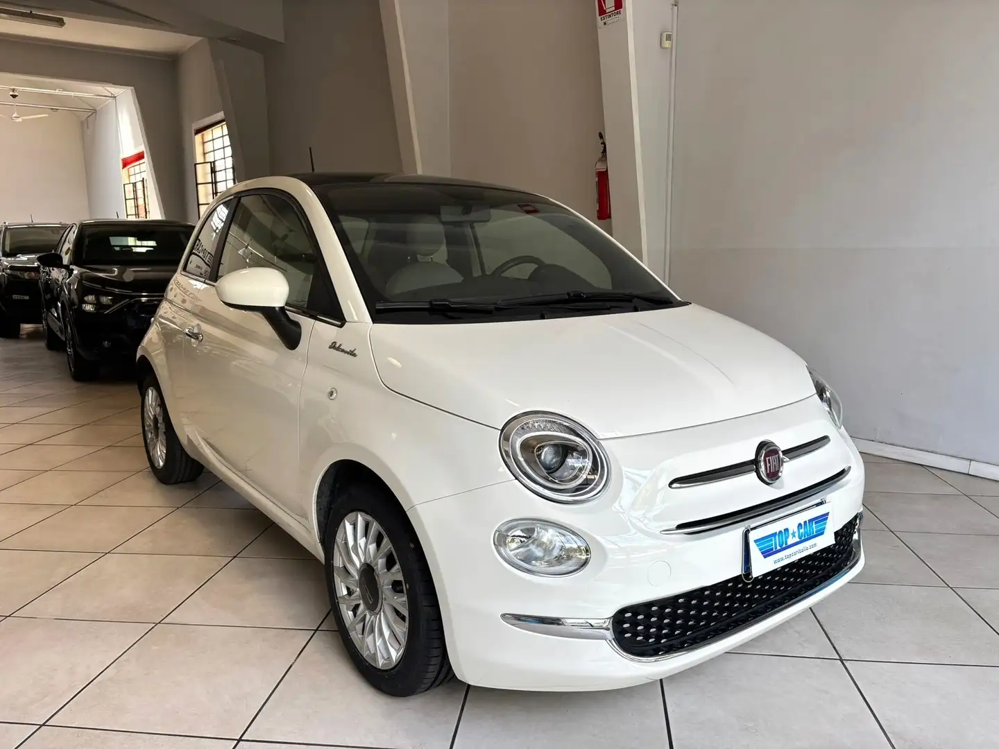 Fiat 500 1.0 Hybrid lounge DOLCEVITA 70cv Neopaten. CARPLAY Blanco - 2