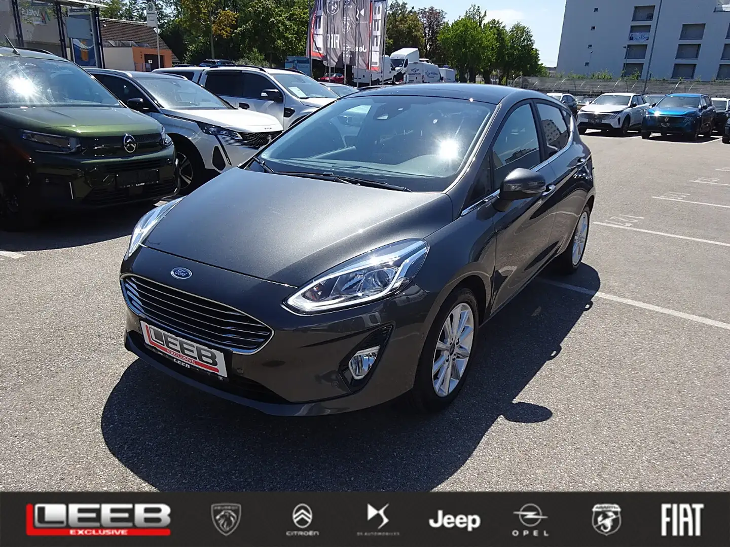 Ford Fiesta Titanium 1,0 EcoBoost Start/Stop Grau - 1