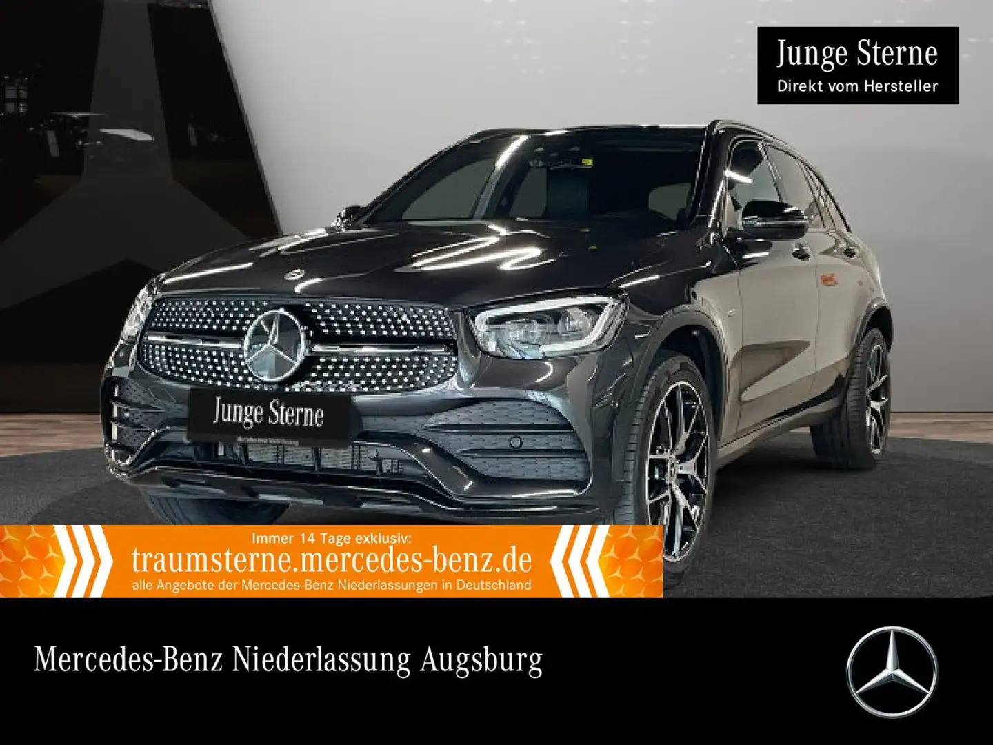 Mercedes-Benz GLC 300 e 4M AMG+NIGHT+PANO+360+MULTIBEAM+KEYLESS Grau - 1