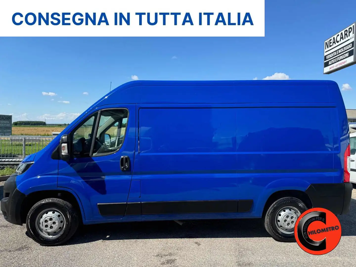 Peugeot Boxer 33 2.2 B.HDi 140 CV(PM-TM-L2H2)SENSORI-EURO 6D Bleu - 2
