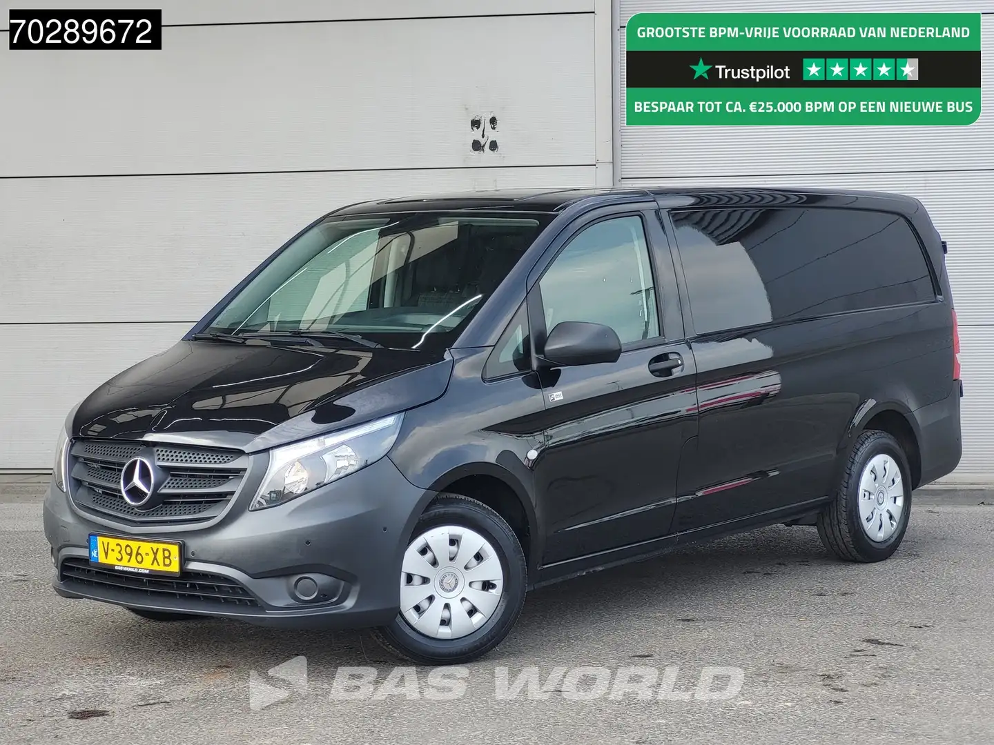 Mercedes-Benz Vito 114 Automaat L2H1 Airco Cruise Parkeersensoren Eur Negro - 1