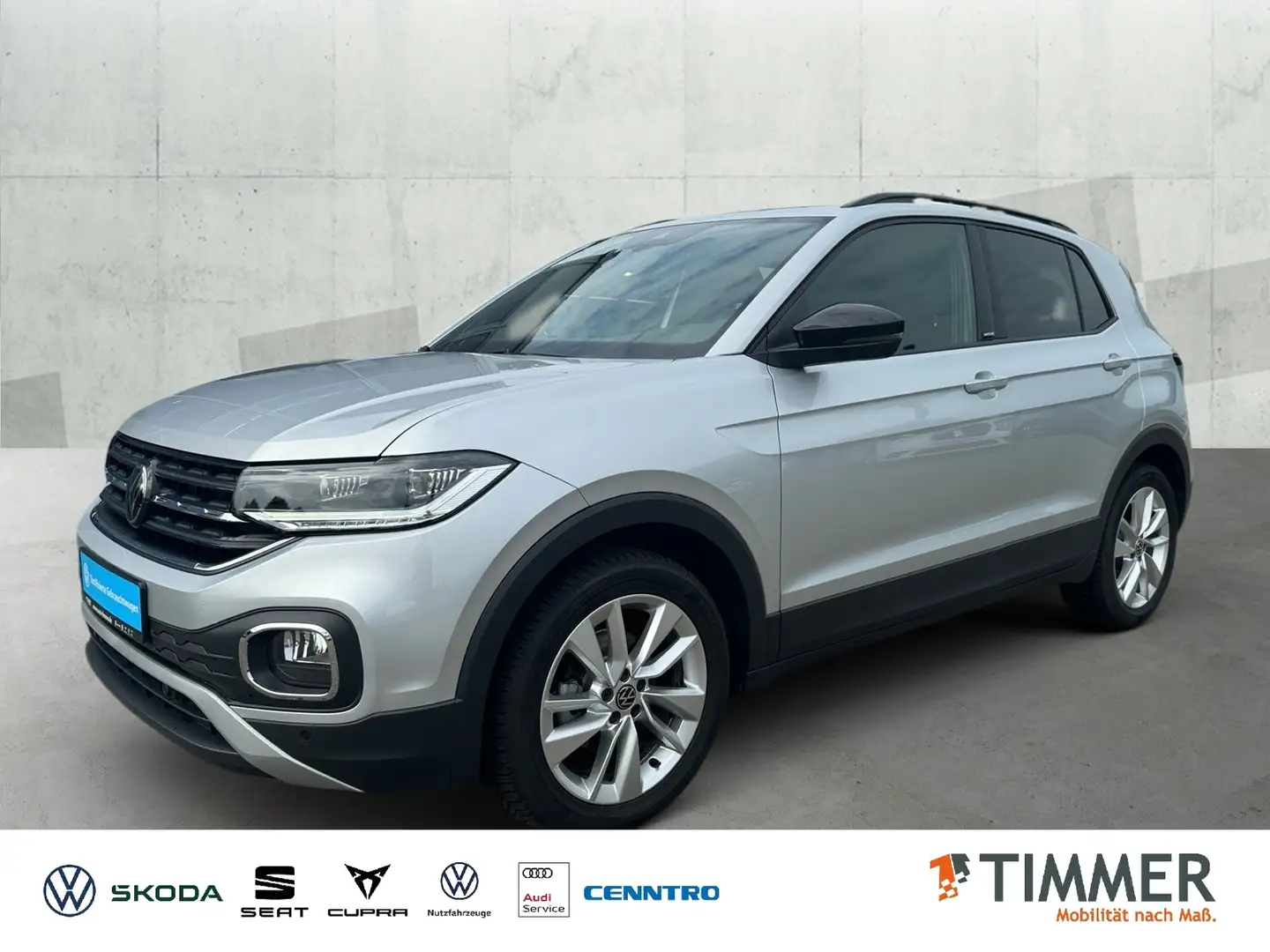 Volkswagen T-Cross 1.0 TSI MOVE *IQ.DRIVE*KAMERA*PLUS-PAKET*TELEFON* Silber - 1
