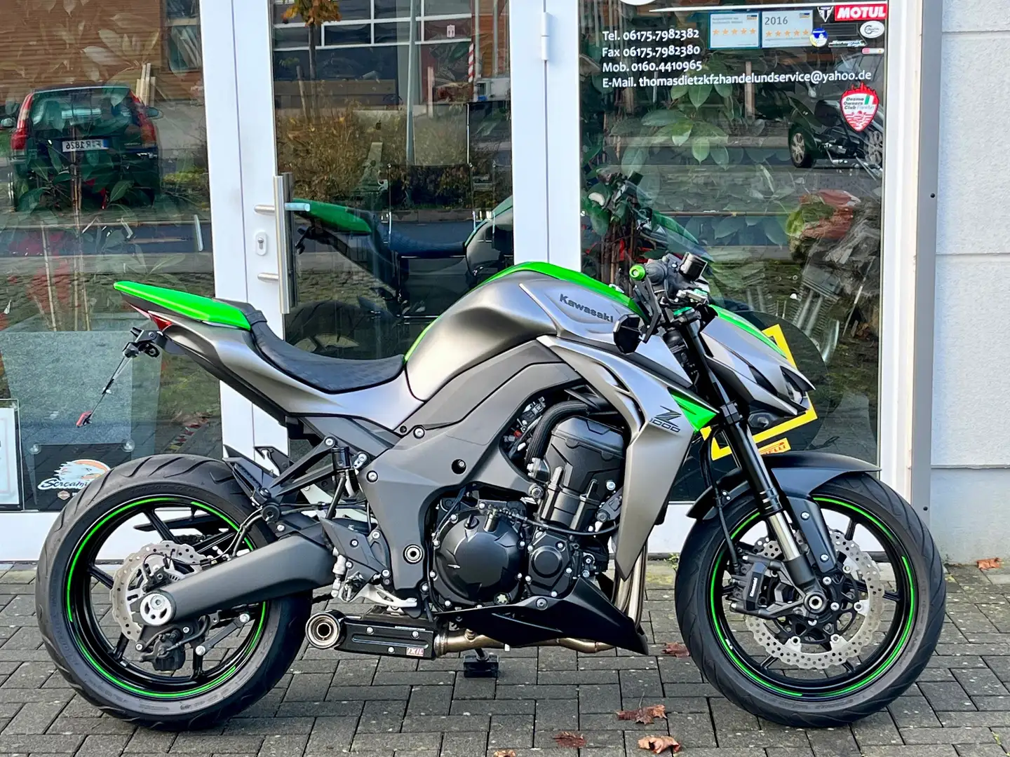 Kawasaki Z 1000 Superbike LsL Heck kurz Rizoma Auspuff-Anlage siva - 1