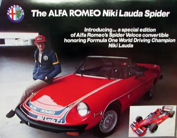 Alfa Romeo Spider Niki Lauda F1