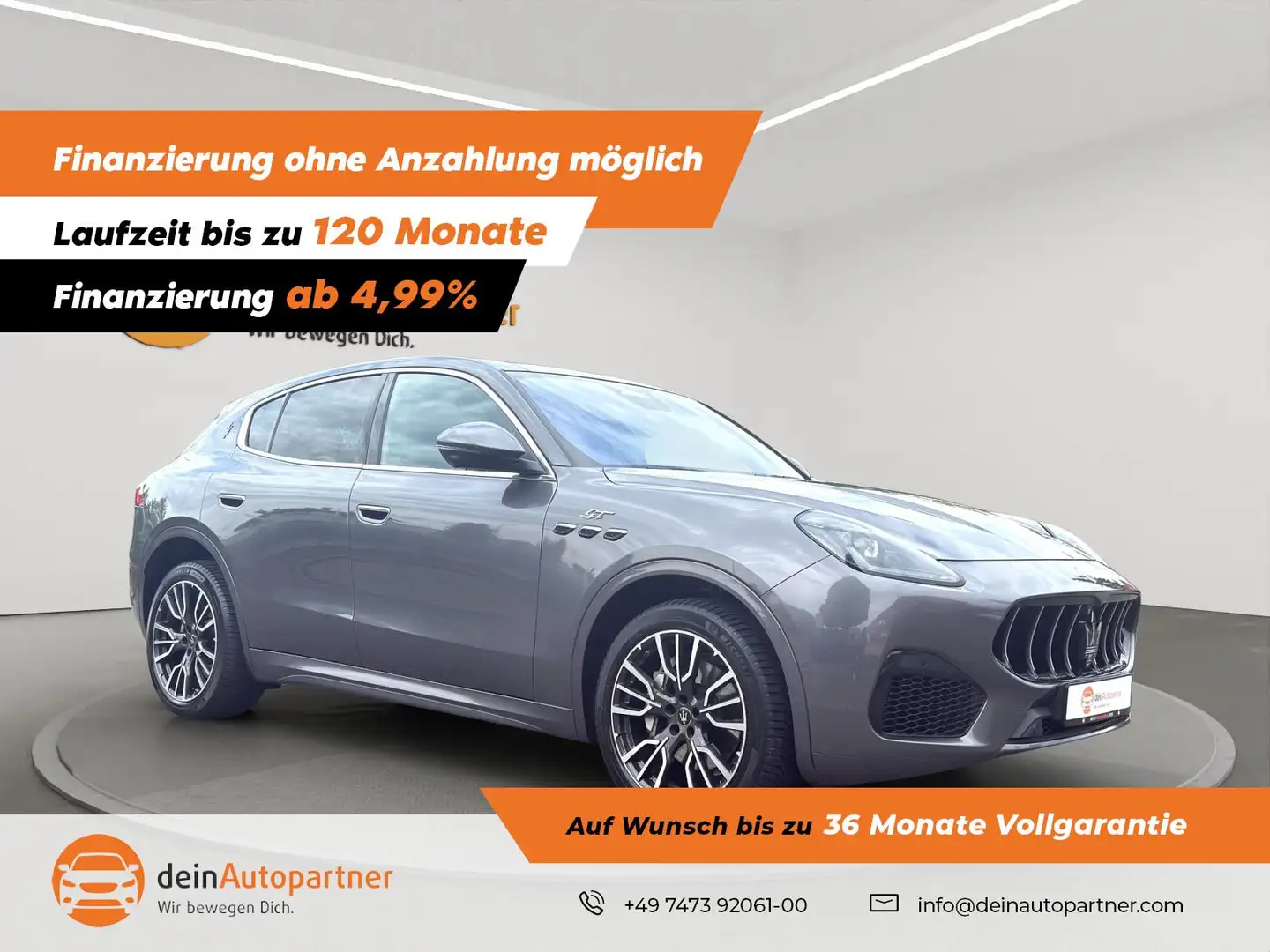 Maserati Grecale GT /LED/LEDER/HUD/PANO/360° KAMERA/VIRTUAL COCKPIT Grau - 1