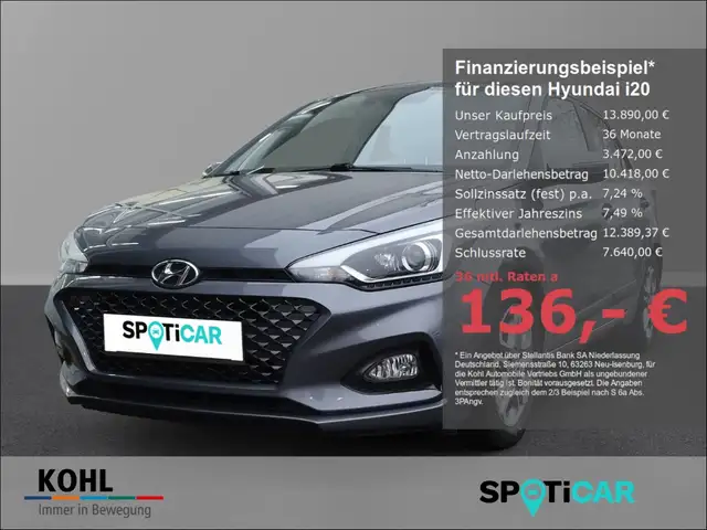 Hyundai i20 Style 1.0 120 PS Panorama Klimaautom Navi