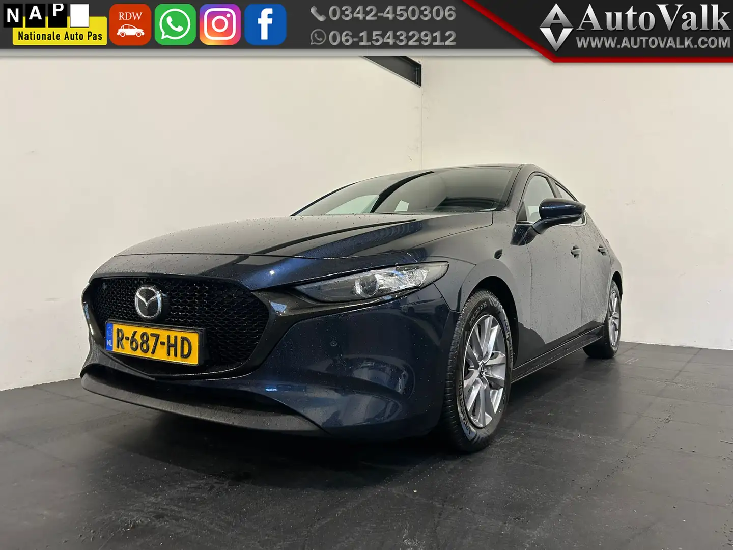 Mazda 3 2.0 e-SkyActiv-G M Hybrid 122 Comfort Azul - 1