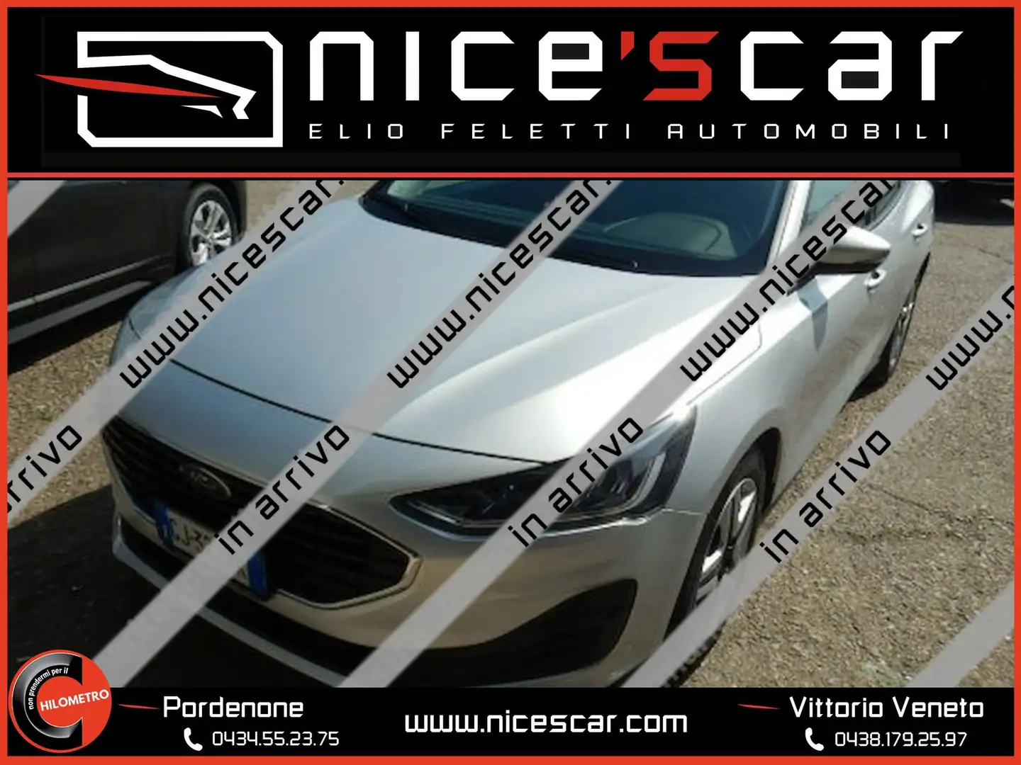 Ford Focus 1.5 EcoBlue 120CV automatico Grigio - 1