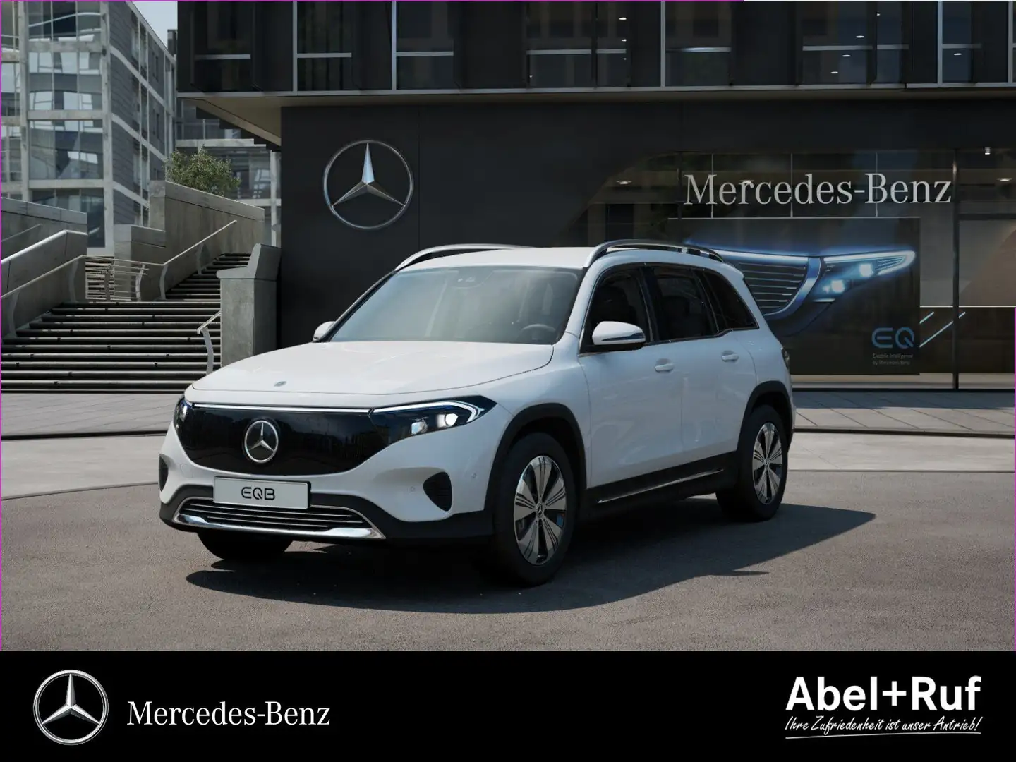 Mercedes-Benz EQB 300 4M PROGRESSIVE+LED+DISTR+Kamera+Totw+DAB Weiß - 1