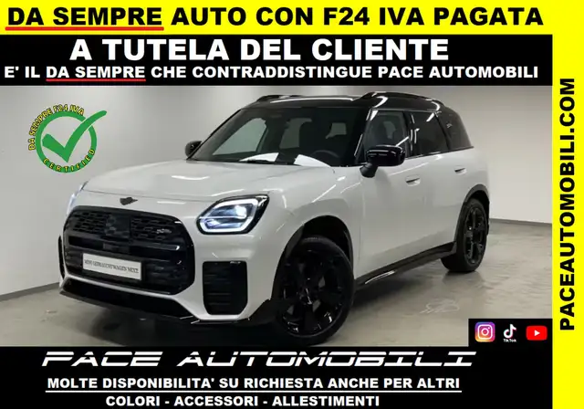 MINI Cooper D Countryman JCW PELLE TETTO 19" MATRIX LED ACC HUD BLACK PACK