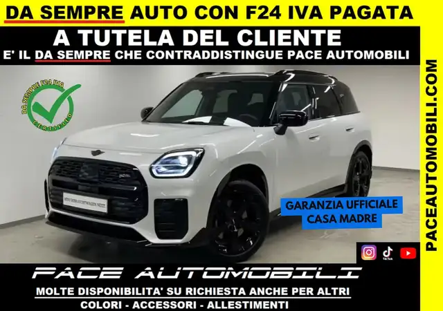 MINI Countryman D JCW PELLE TETTO 19" MATRIX LED ACC HUD BLACK PACK