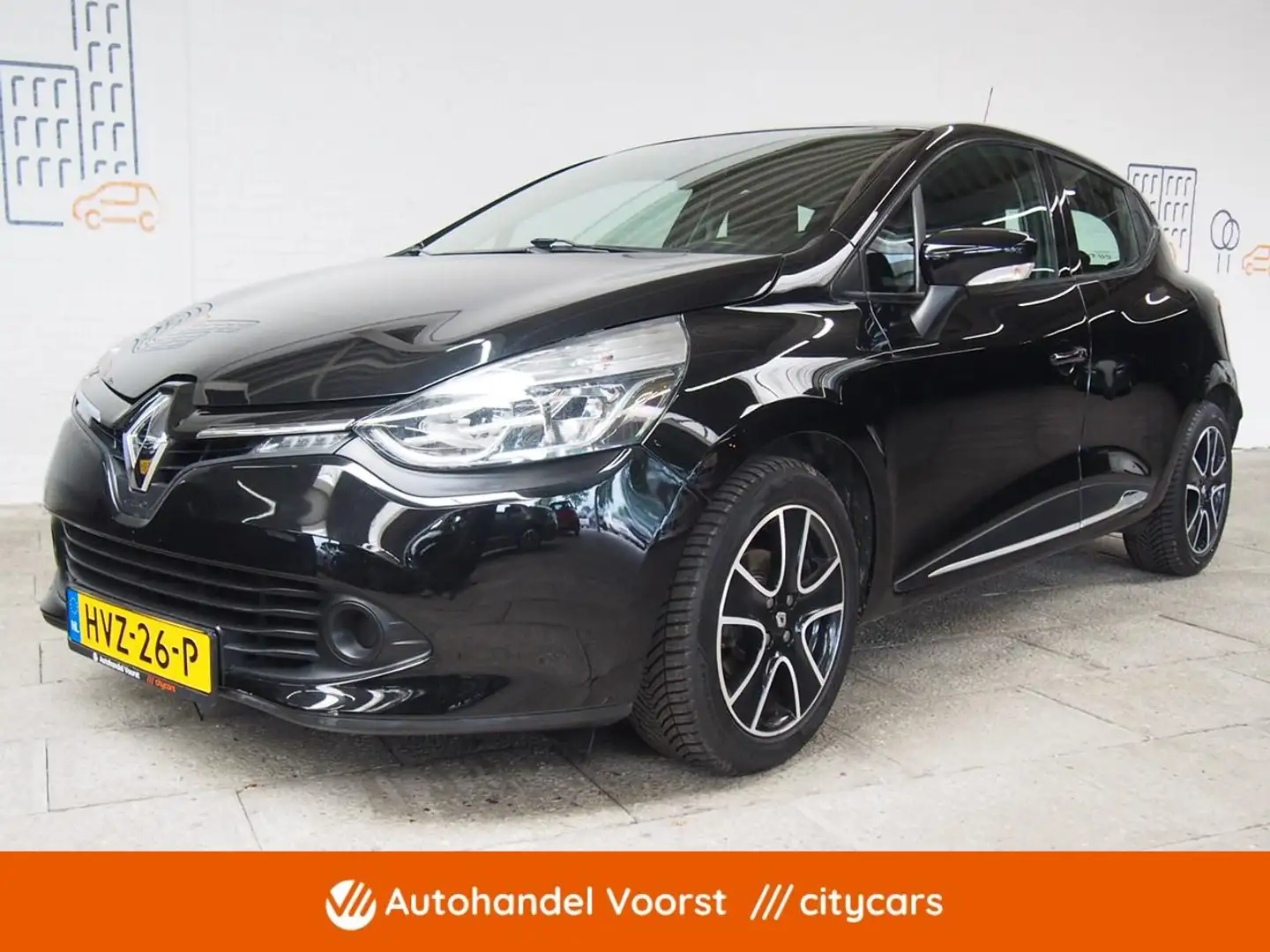 Renault Clio 0.9 TCe Dynamique (APK:Nieuw) Incl.Garantie Zwart - 1