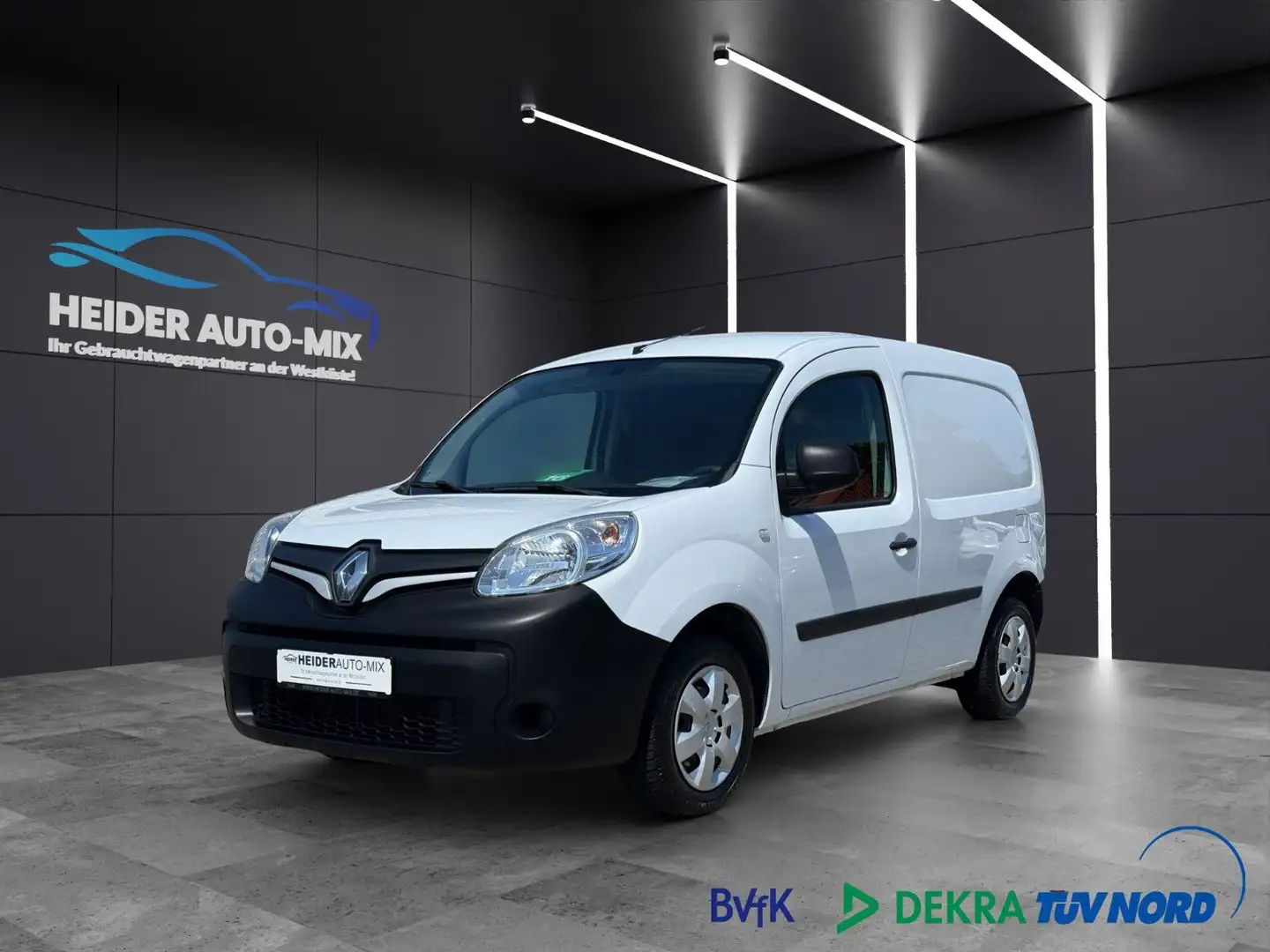 Renault Kangoo 1.5 dCi Kasten TEMPOMAT|KLIMA|PDC|AHK|SHZ Weiß - 1