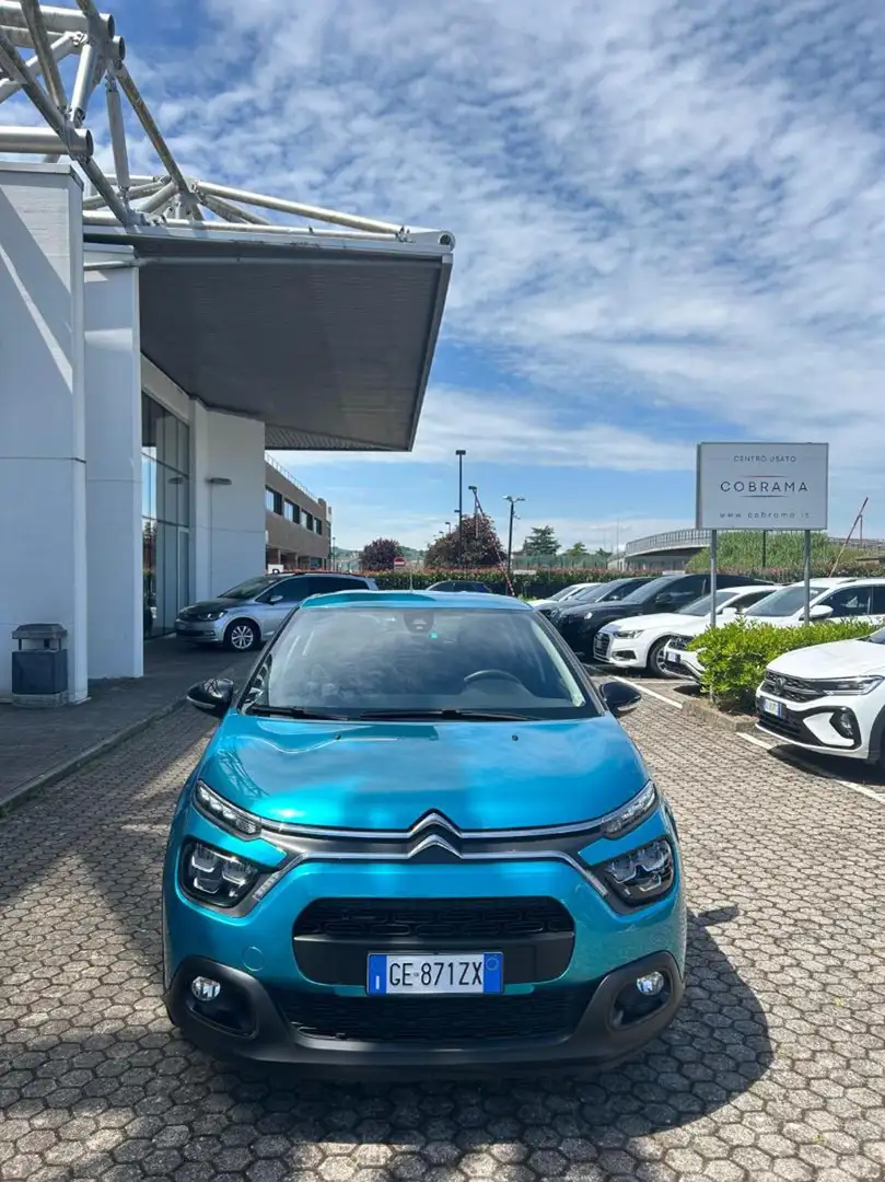 Citroen C3 PureTech 83 S&S Shine NEO PATENTATO Blauw - 1